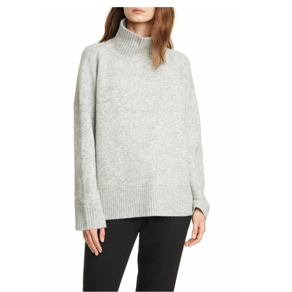club monaco oversized turtleneck sweater